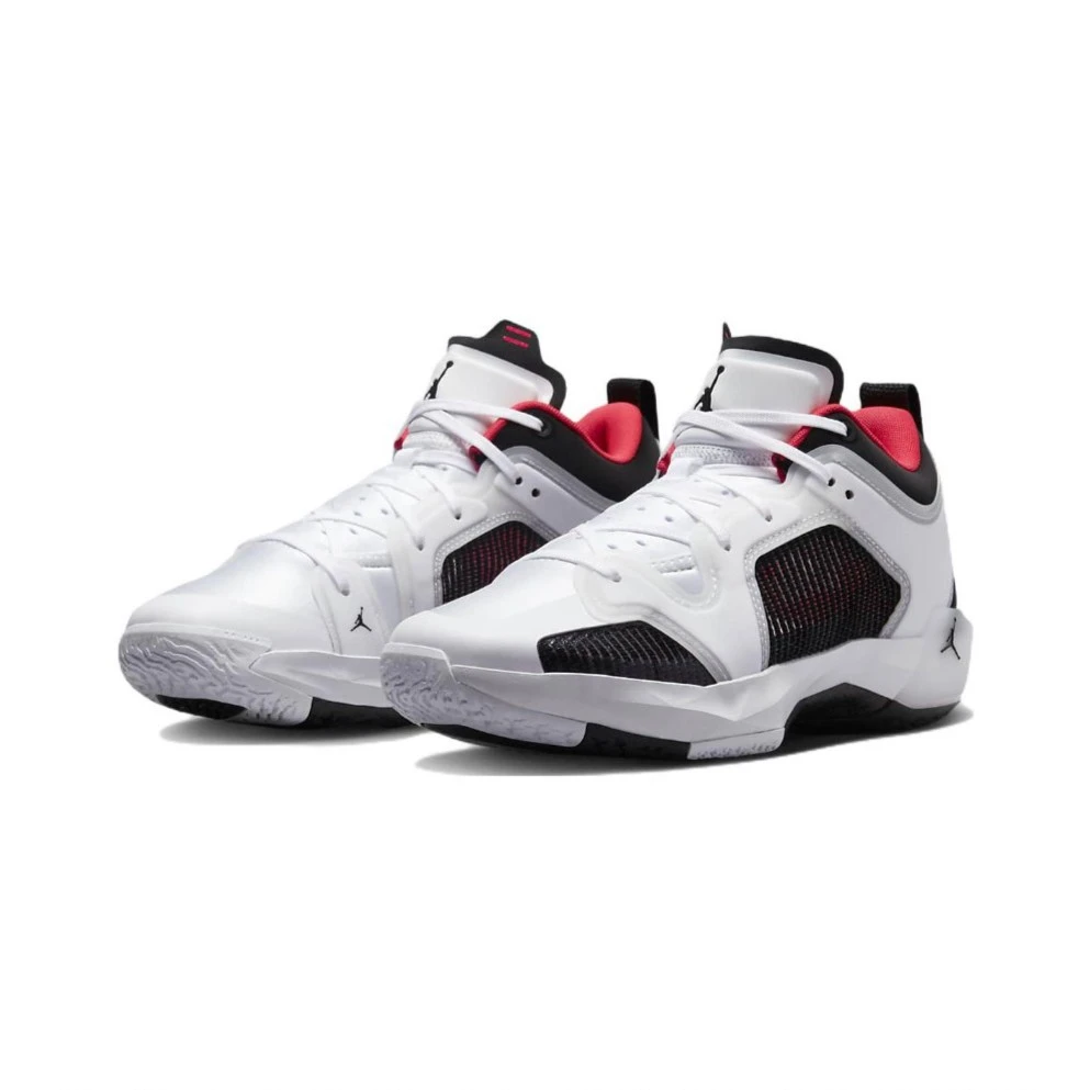 Nike/耐克2023新款男子AJ37 LOW PF篮球鞋白红低帮减震DQ4123-100