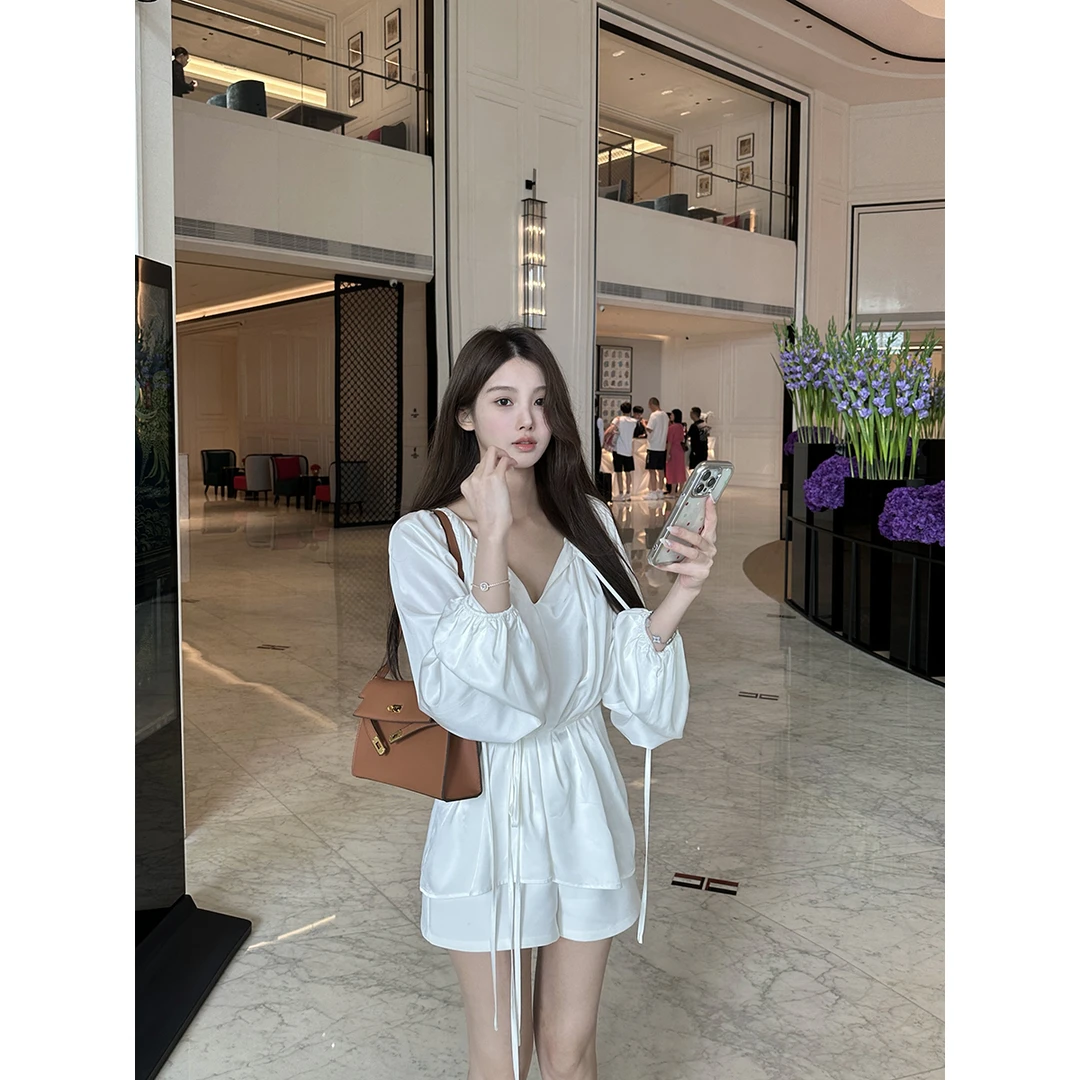 长袖小衫薄款丝面外搭防晒罩衫女修身气质时尚长袖上衣BZ4FSS11