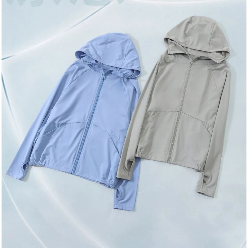 D1701侧开口袋款防晒衣亲子成人儿童upf50速干防紫外线