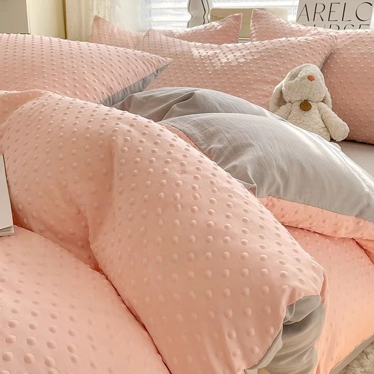 38婴儿5D豆豆棉四件套