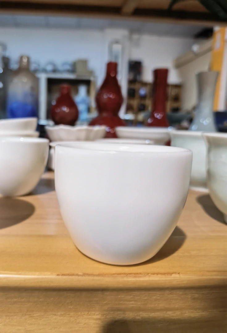 白瓷杯主人杯瓷器