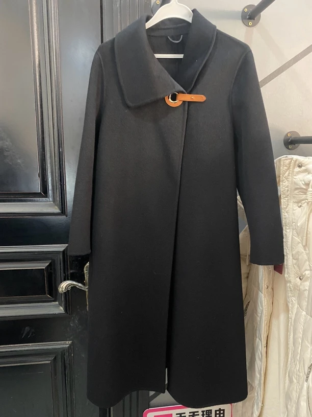 [H3620黑色双面外套]长袖镂空气质夏季休闲迷彩