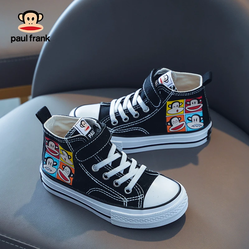 (嘻涵专属)1036大嘴猴中大童帆布鞋涂鸦经典帆布鞋24-37码