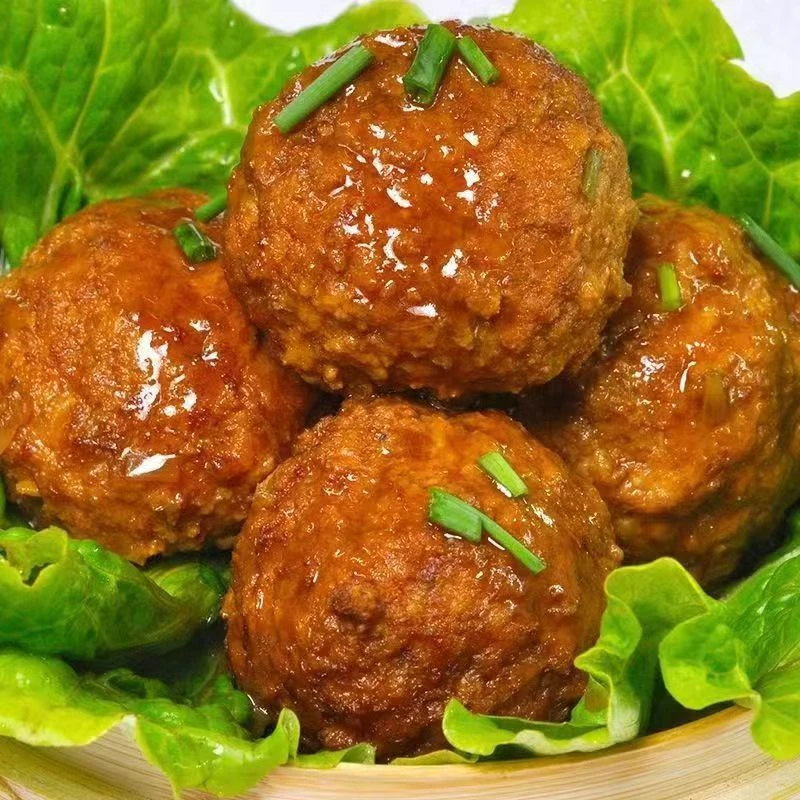 黑猪肉四喜丸子加热即食红烧狮子头400克*3袋