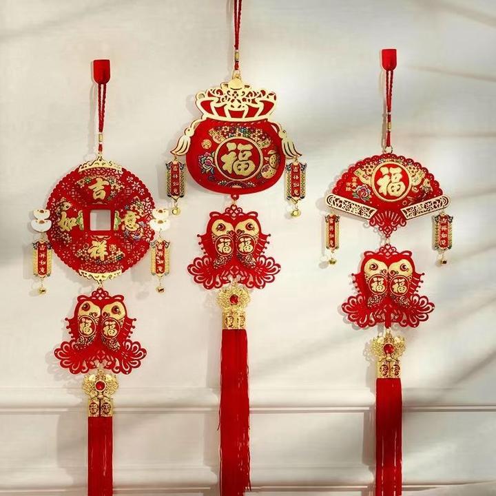 新款乔迁之喜走廊挂件装饰客厅大门新居房门布置中式挂饰喜庆挂件