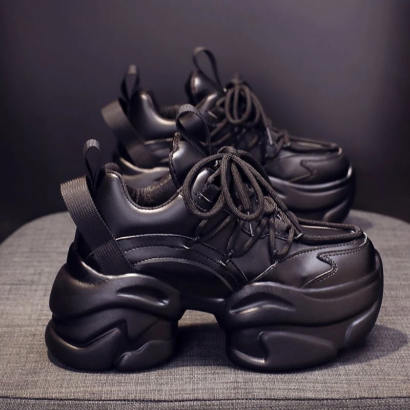 2025松糕厚底老爹鞋女秋冬新款网红爆款轻奢增高运动鞋欧洲站女鞋