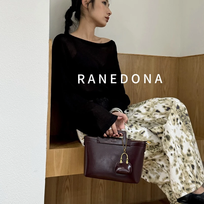 2024秋冬新款上新雅丹风手提公文简约大气菜篮包单肩斜挎包62608