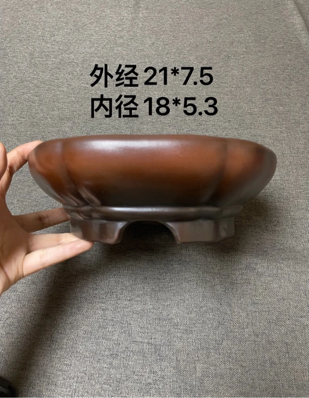 紫砂花盆六方抽脚经典器型斜杆直杆都可用