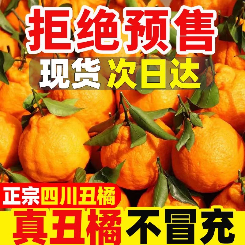 四川不知火丑橘新鲜水果当季整箱3斤丑八怪丑粑粑5斤桔耙耙子柑