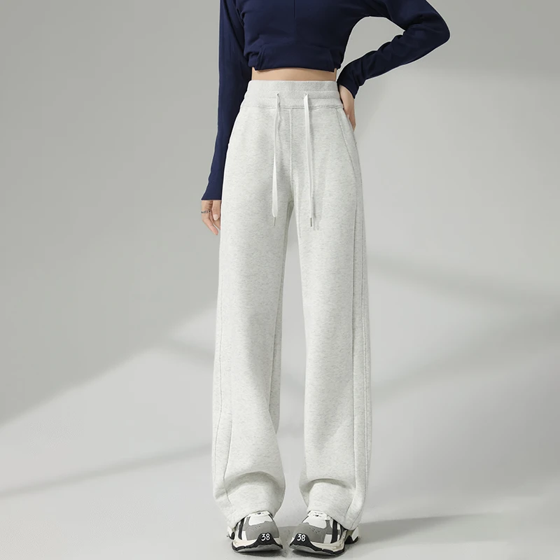 阔腿裤【橙子服饰】美式直筒卫裤2405