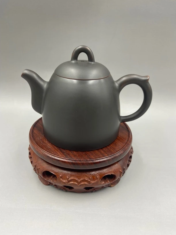 坭兴陶手工精品泡茶壶 秦权壶 光身素面