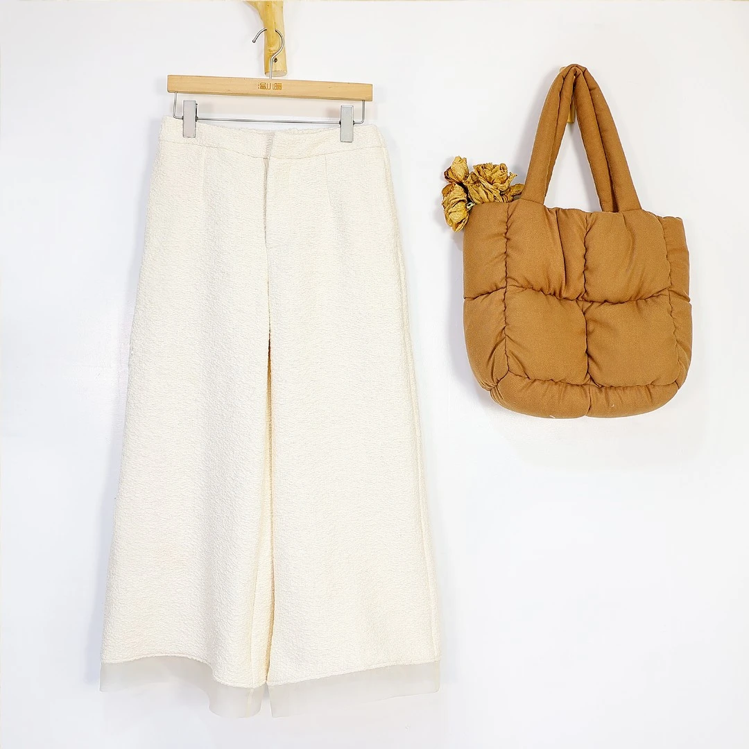 【抖音专属】阔腿裤（21709056B-凝脂）