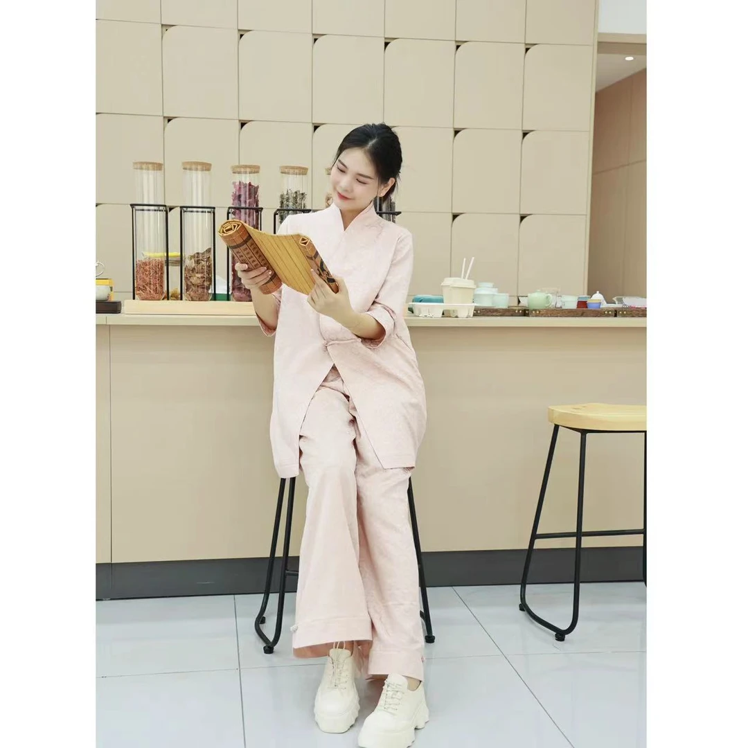 【线上专属】阔腿裤（23809484-裸粉）