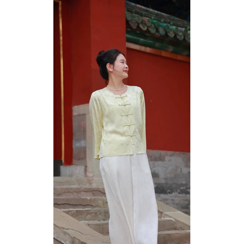 【抖音专属】阔腿裤（24709617-山矾）