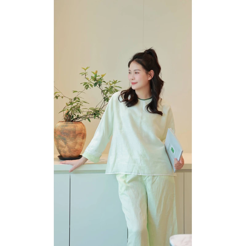 【抖音专属】阔腿裤（24709615-酂白）