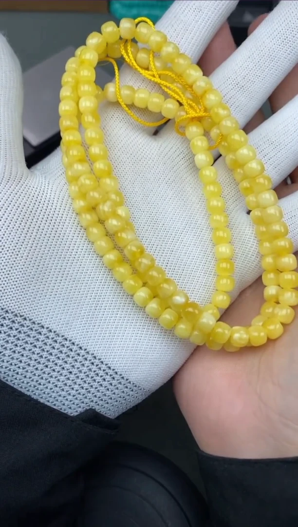 【闪购商品】蜜蜡裸石未镶嵌蜜蜡手串