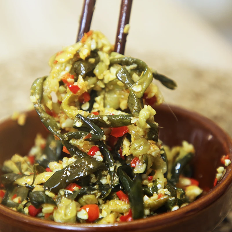 脆爽黄瓜皮湖南下饭菜微辣新鲜开胃拌面拌饭腌制鲜脆280克/瓶