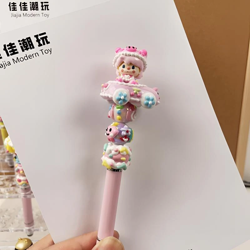 定制高端精品萌粒黑色圆珠笔DIY正品萌粒圆珠笔黑色可换触控笔芯