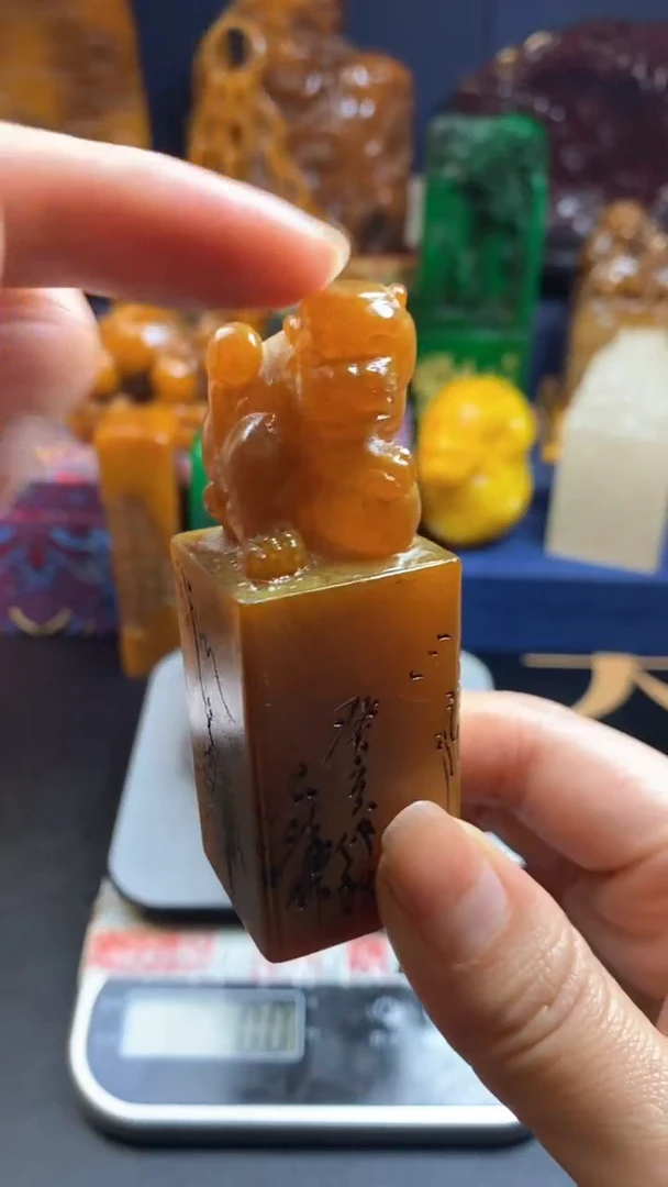 【闪购商品】寿山石印石田黄貔貅章