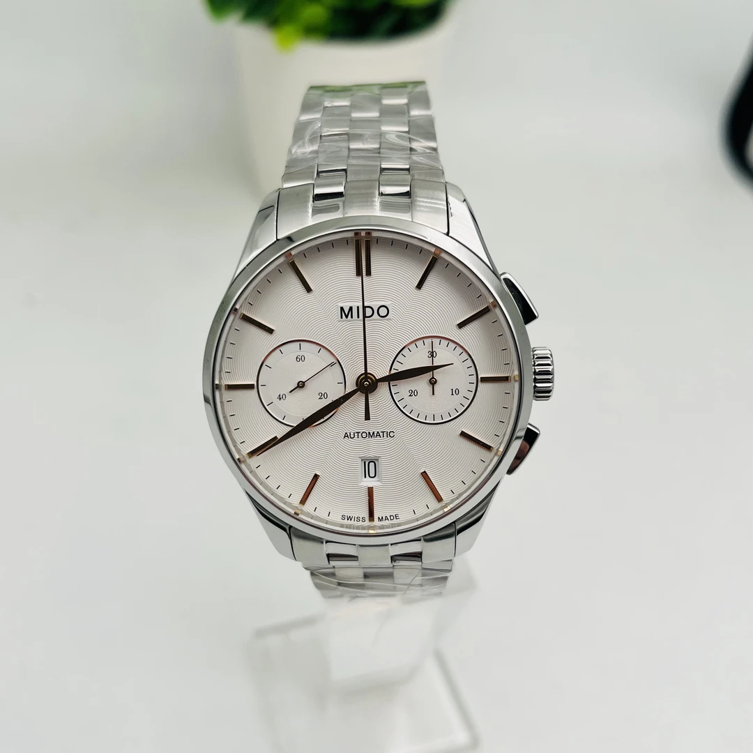 全新未使用 Mido/美度 臻时/布鲁纳多功能计时腕表/瑞士男士腕表
