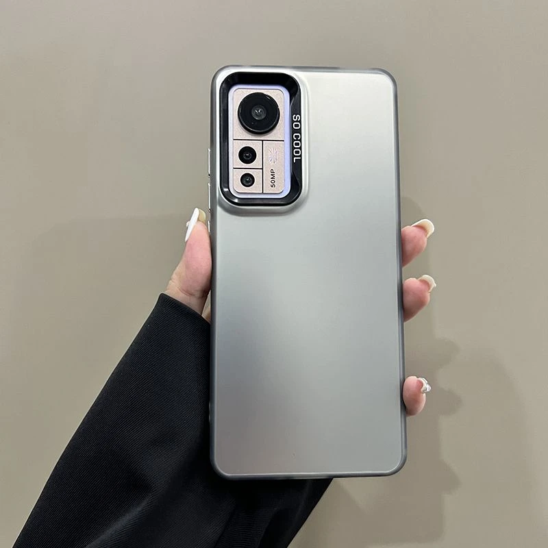 简约双层磨砂小米12手机壳Xiaomi12pro防摔高级感12s/12x保护套硬