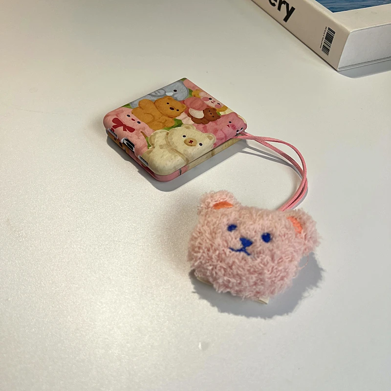 堆堆玩偶水贴适用适用三星zflip6/5/4/3手机壳华为pocket2/p50