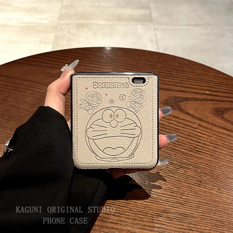 潮牌个性皮纹卡通猫墨绿荣耀magicvflip手机壳Magic V FLIP折叠屏