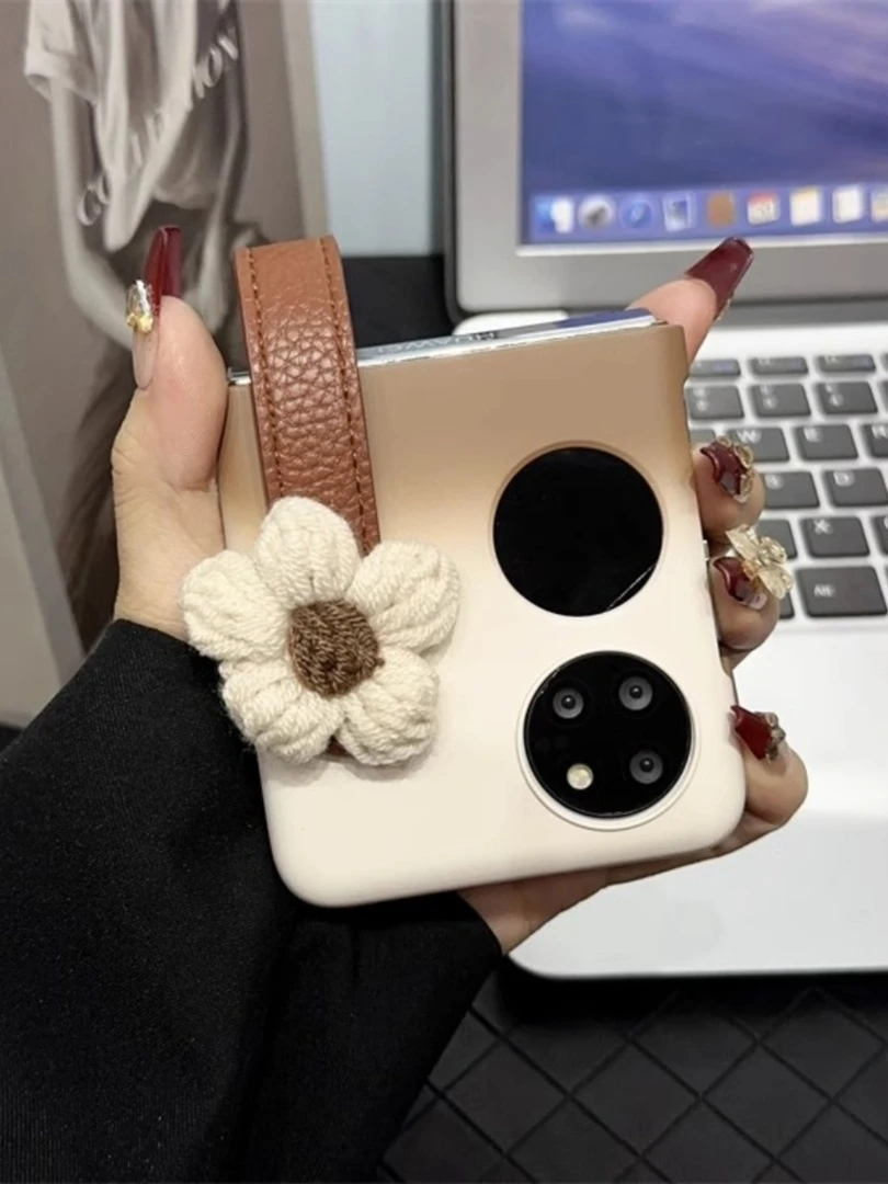 腕带渐变华为pocket2手机壳新P50pocket宝盒保护套折叠屏pockets