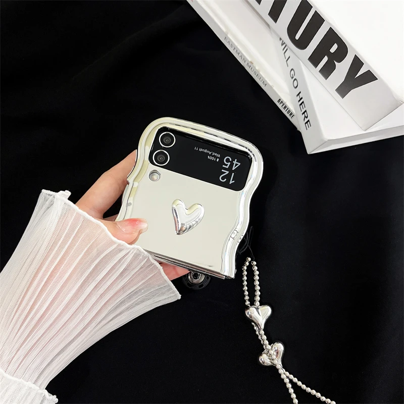 三星Galaxy Z Flip5手机壳三星f7110折叠屏适用套日韩电镀Flip4