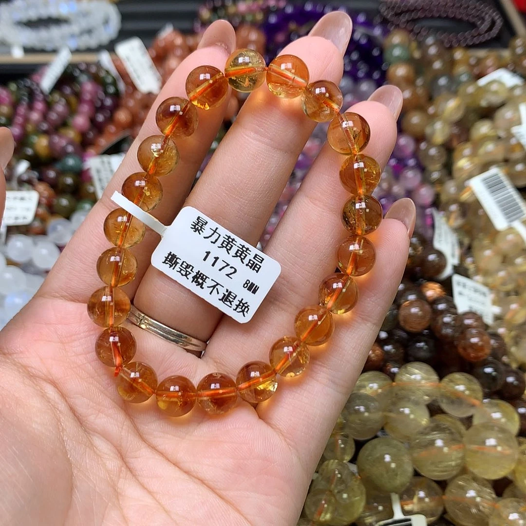 水晶手链未镶嵌，