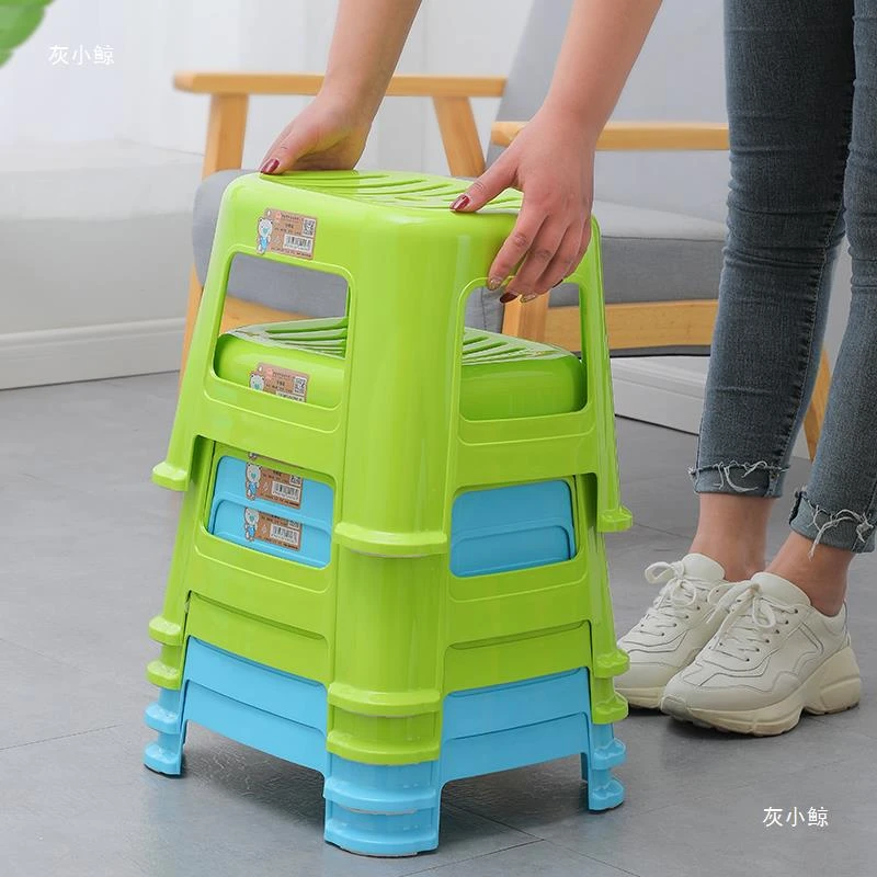 加厚塑料小登凳子成人矮凳家用小椅子小板凳家用客厅胶凳小凳子