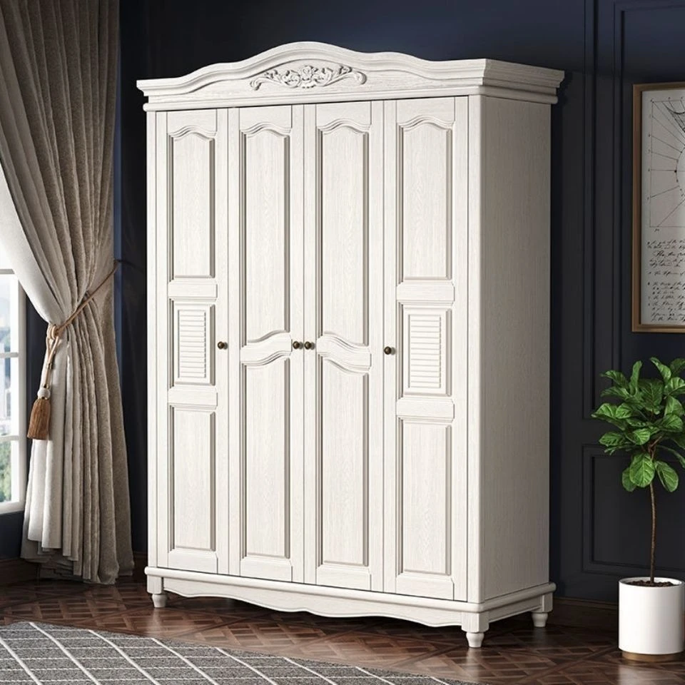 2024款欧式主卧衣柜全套衣柜豪华卧室奶油风双开门衣橱家用式衣柜