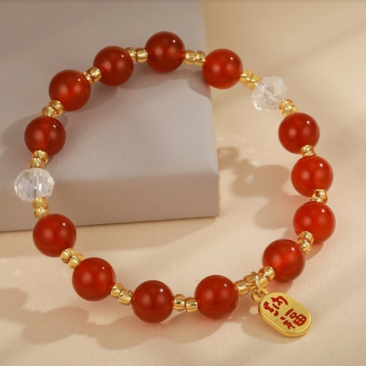 非金属手链 F36 招财红时尚手串 -19b
