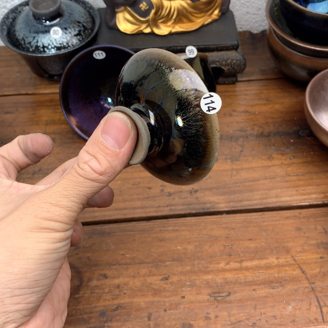 茶盏超**三建盏主人杯漂亮114