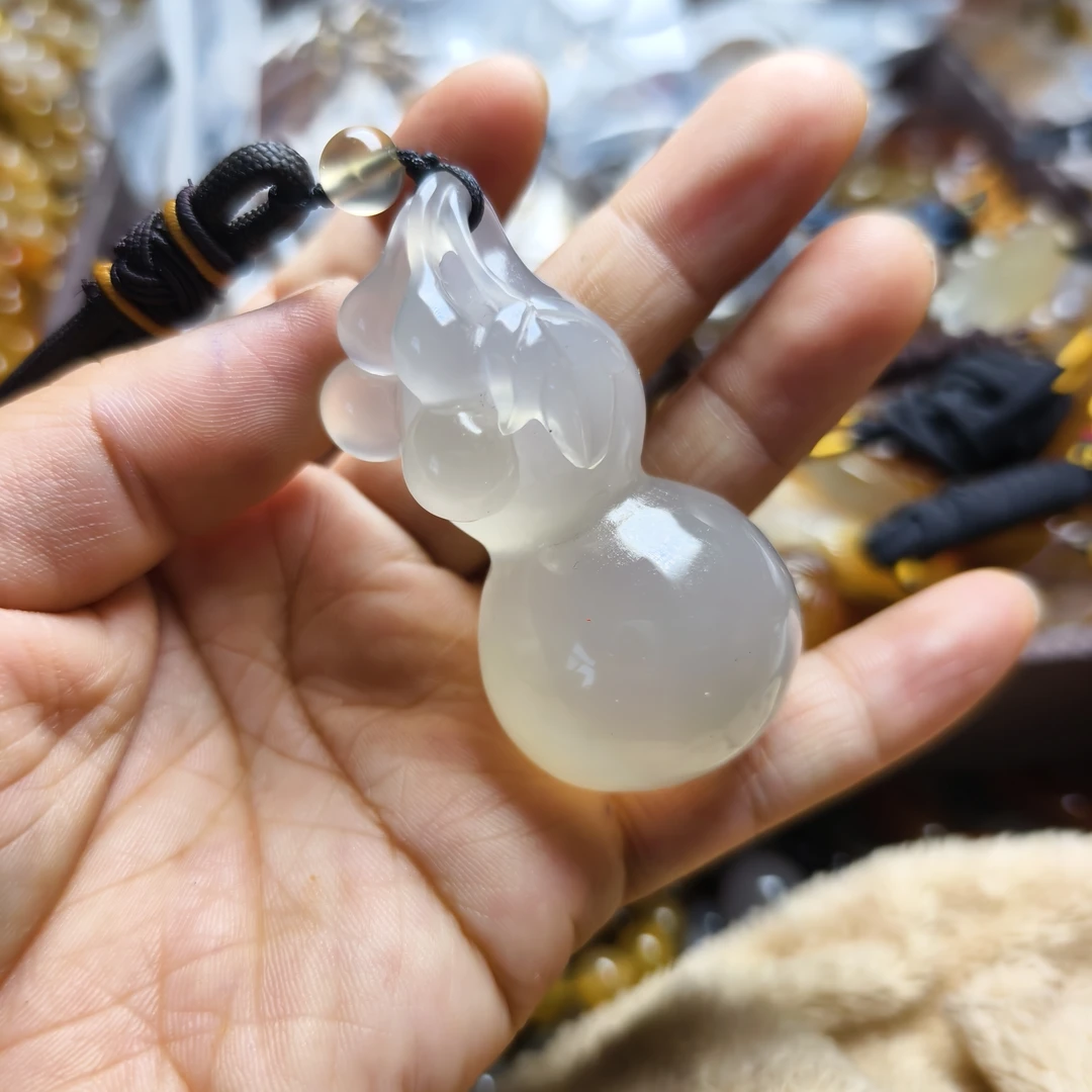 北红玛瑙葫芦手玩件57号