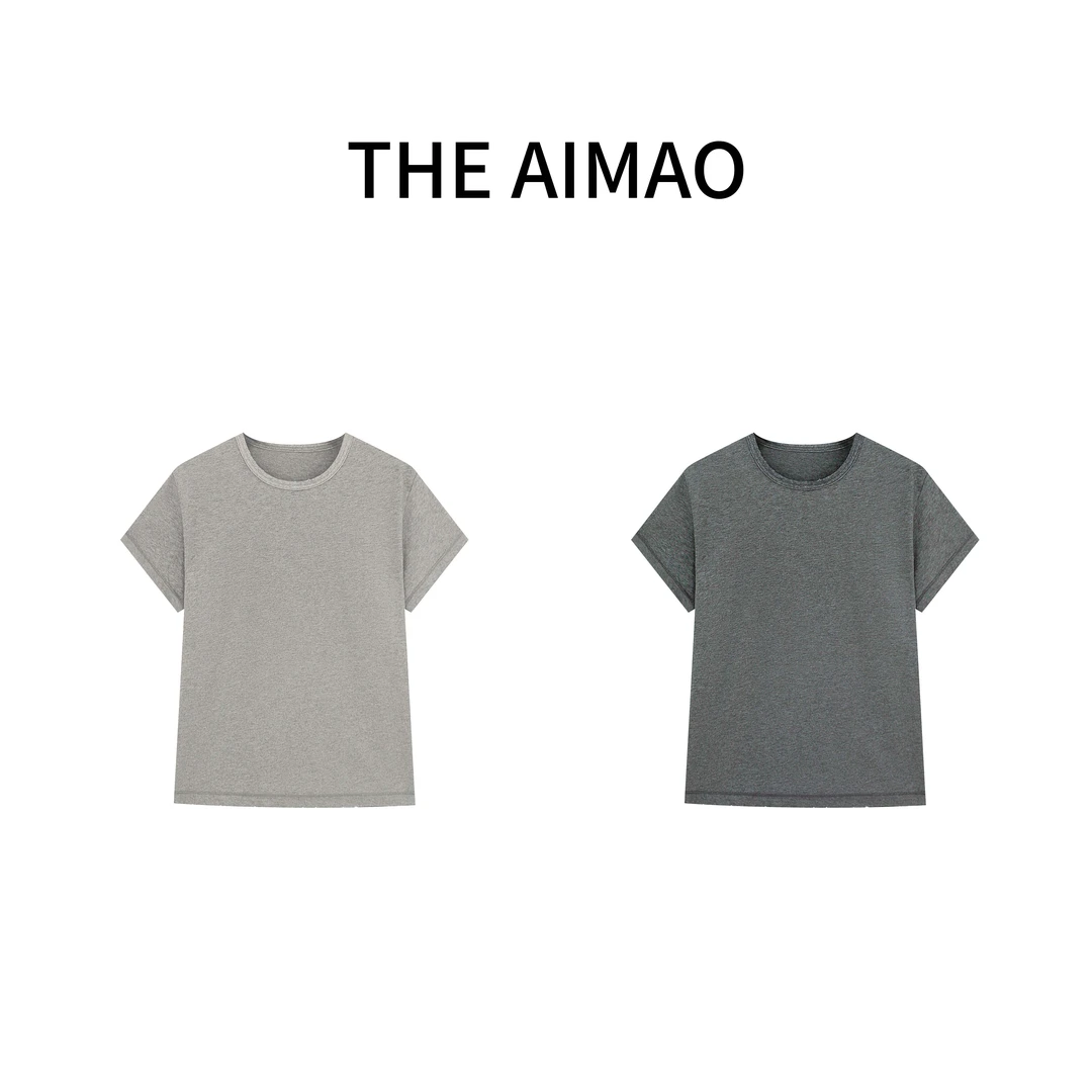 【THE AIMAO】圆领时尚休闲T恤XYX80196