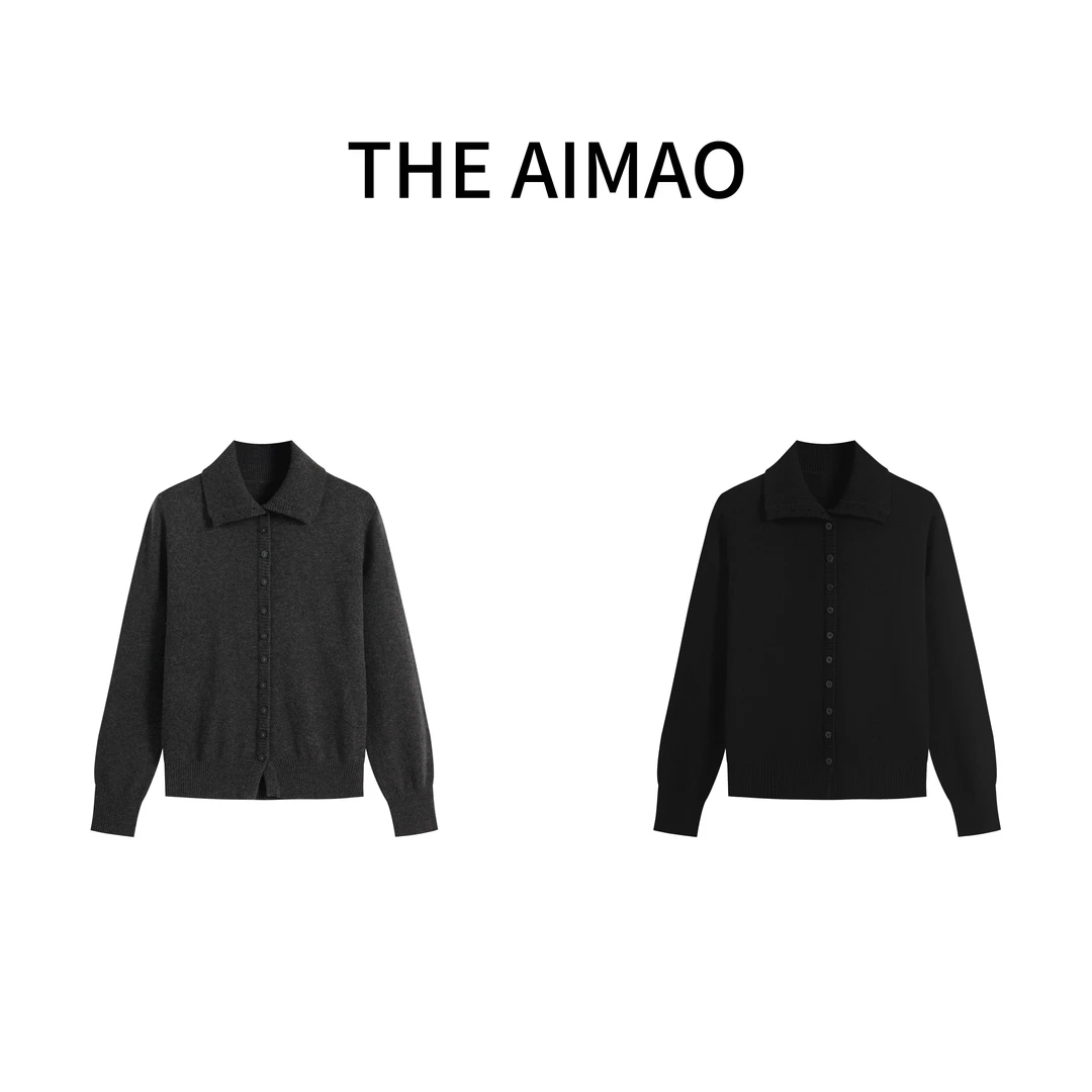 现货【THE AIMAO】“自然立体美学”26支进口纱100%绵羊毛XYX81324