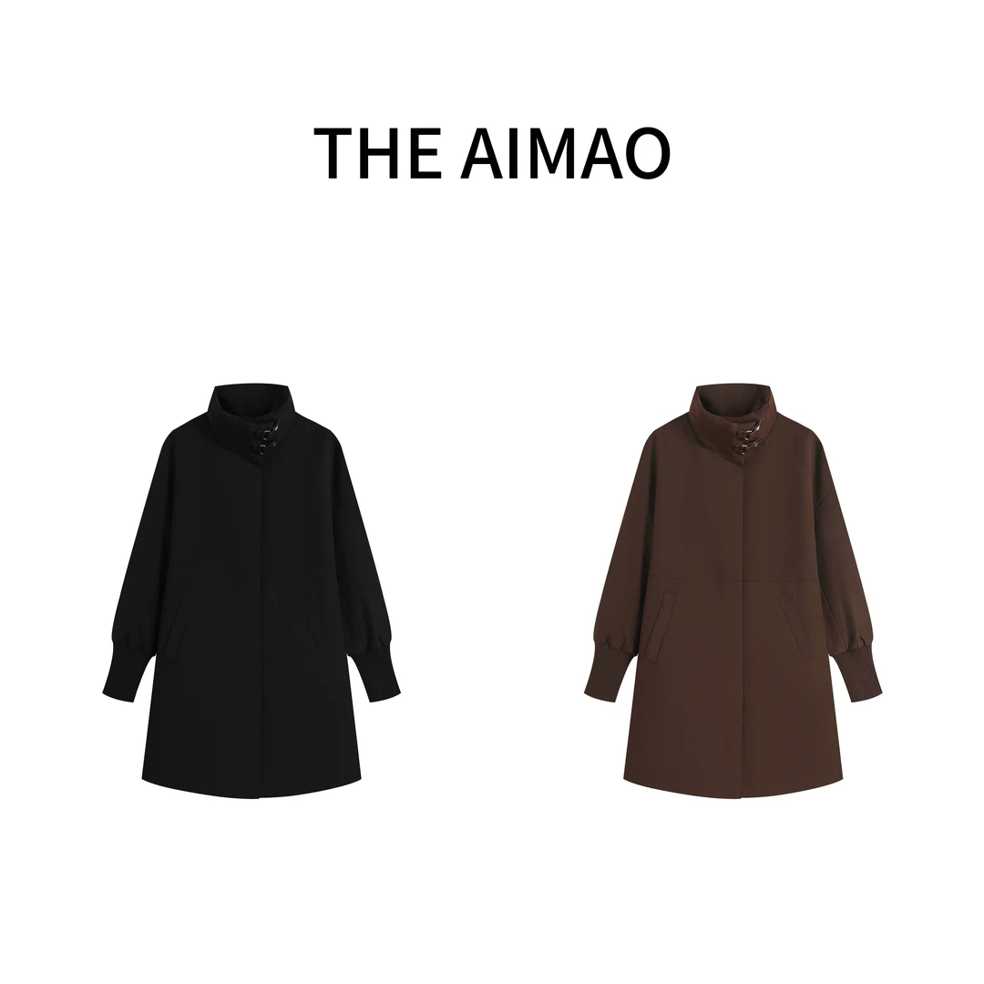 【THE AIMAO】“自由出行“轻云朵保暖90%白鹅绒立领形鹅绒服XYX81319