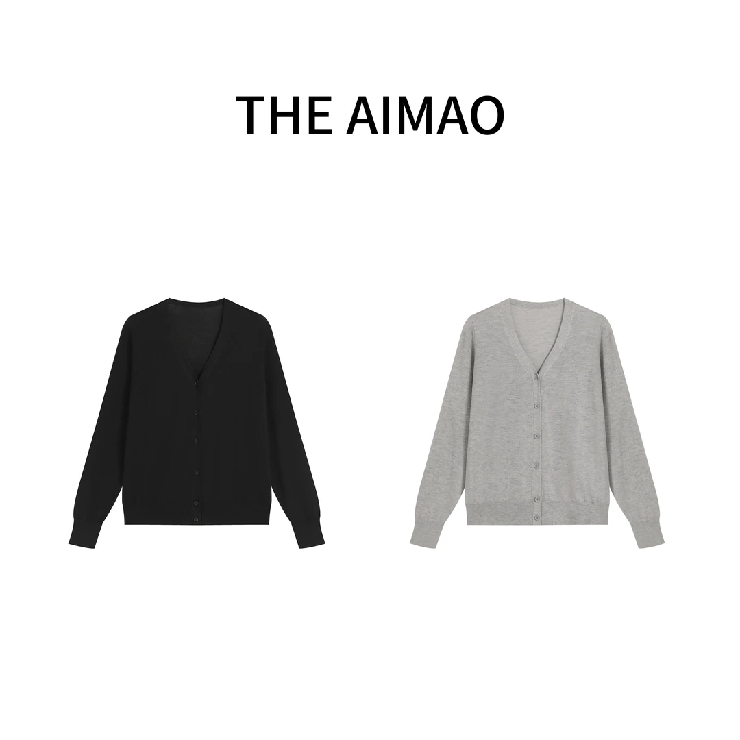 【THE AIMAO】“20度高氧感 ”morning slow 夏百搭简约开衫XYX80510