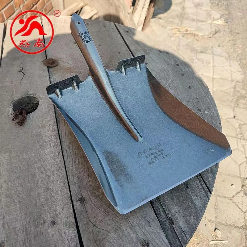 【燕南007方锹】锰钢加厚大方锹农用园林植树铁锨工地方锹农具