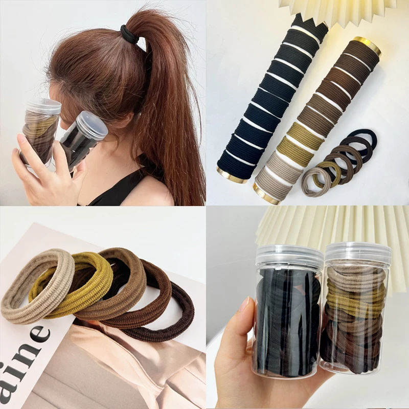 非金属布艺发饰 加宽加粗扎高马尾丸子头高弹力发圈发绳