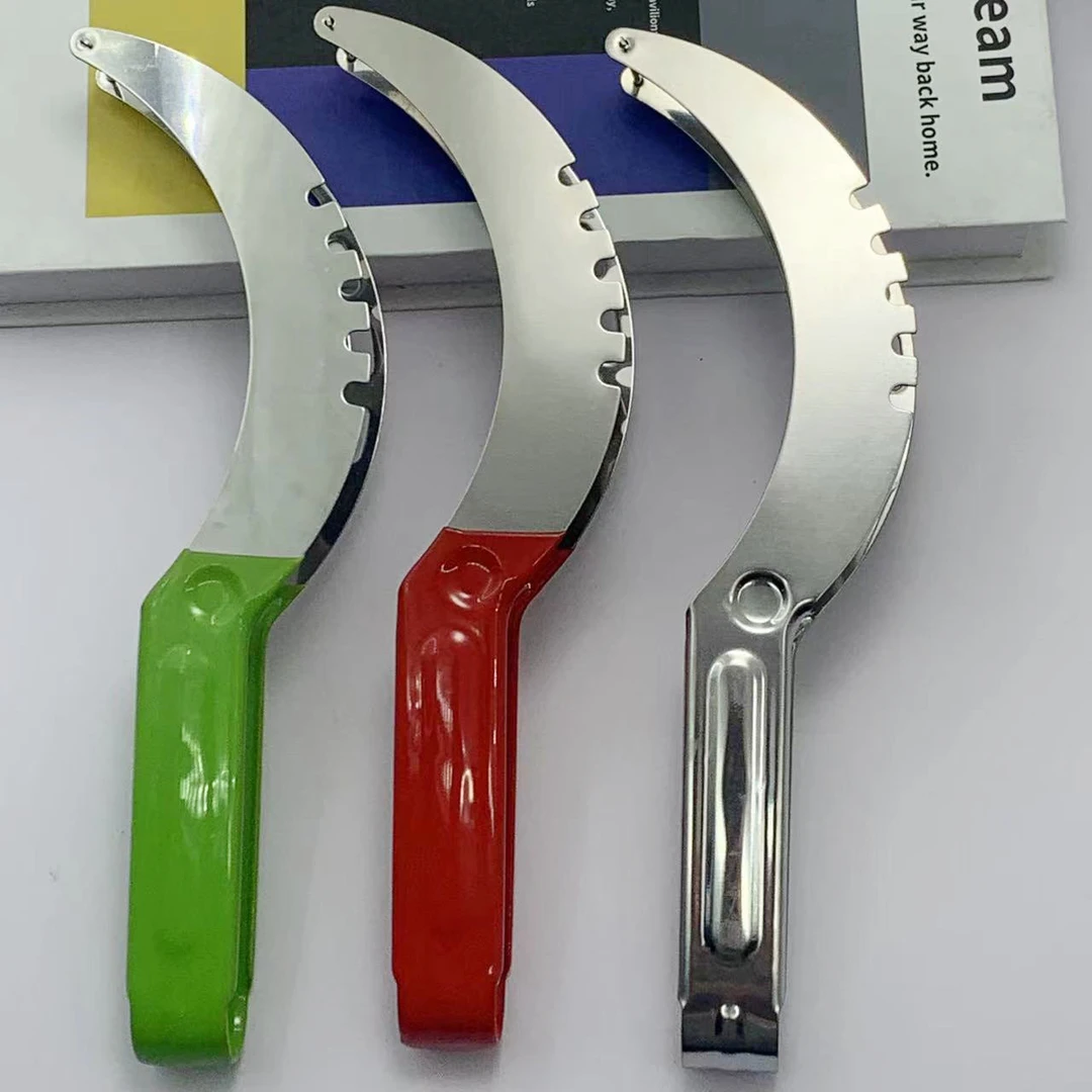 加厚西瓜切块神器不锈钢切丁分割器家用吃瓜通用切瓜工具挖取肉器