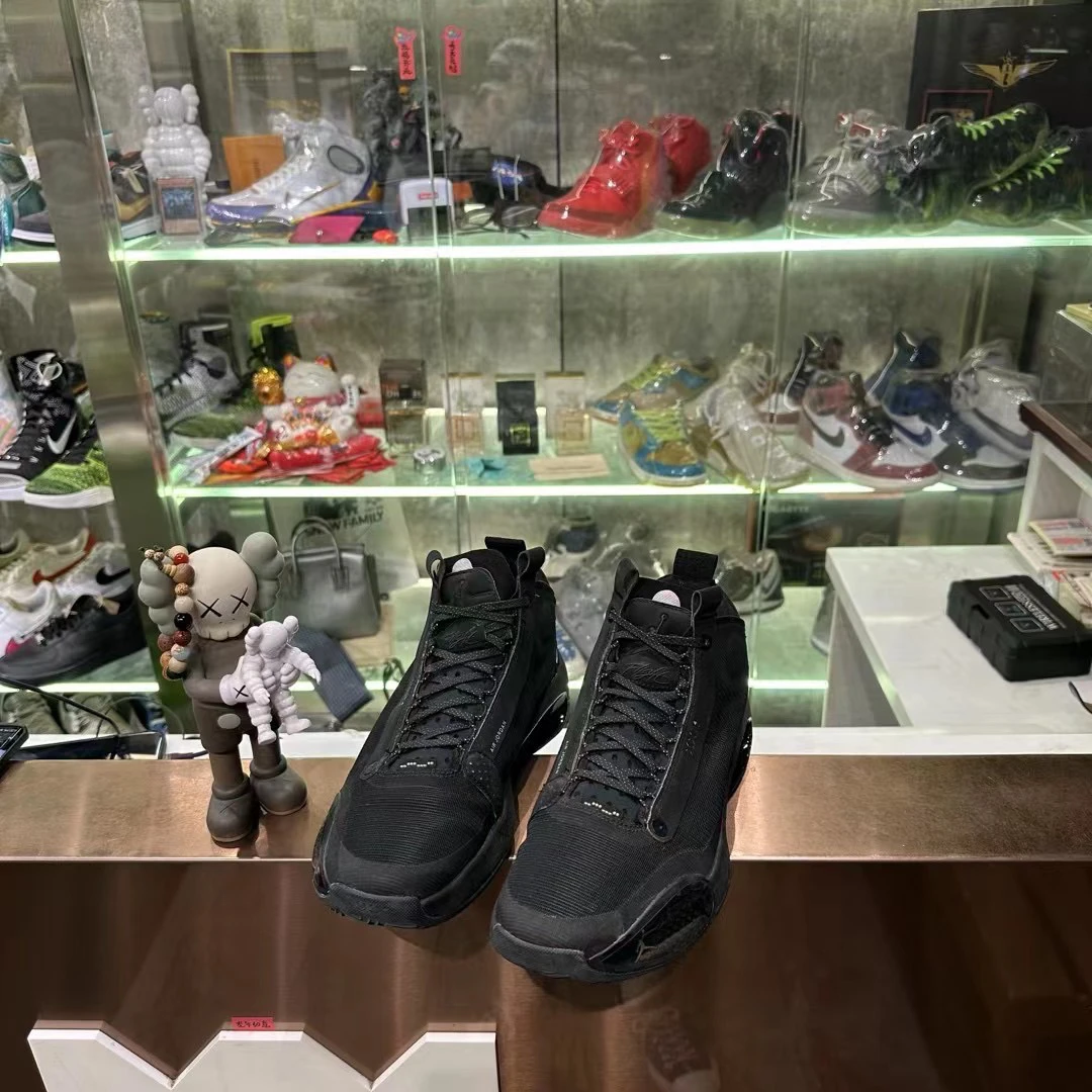 aj34黑武士篮球鞋/42.5码/原盒/已鉴定洗护/市场价1999/售价749