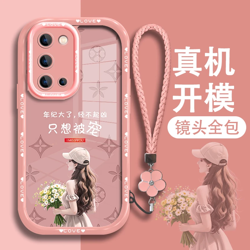 适用opporeno5pro手机壳只想被宠奶油硅胶软壳镜头全包防摔保护套