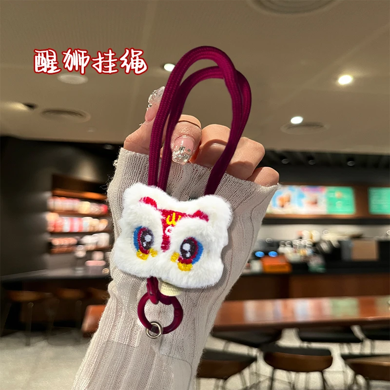 【蛇年醒狮公仔手绳】蛇年醒狮公仔手绳手机壳挂饰手绳女款通用