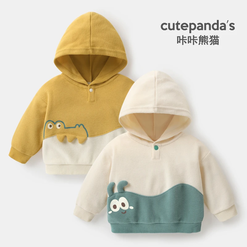【现货】婴儿衣服休闲连帽卫衣秋装春秋儿童小童上衣潮Y8358