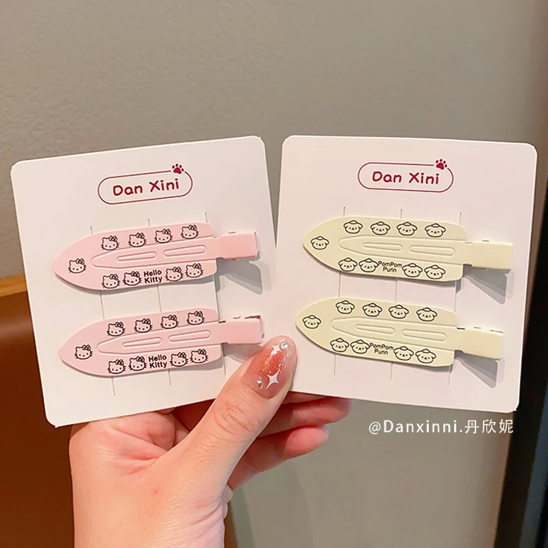 【首金同款发卡】黄雨婷同款侧边发夹碎发kt猫前额刘海发卡女孩发饰