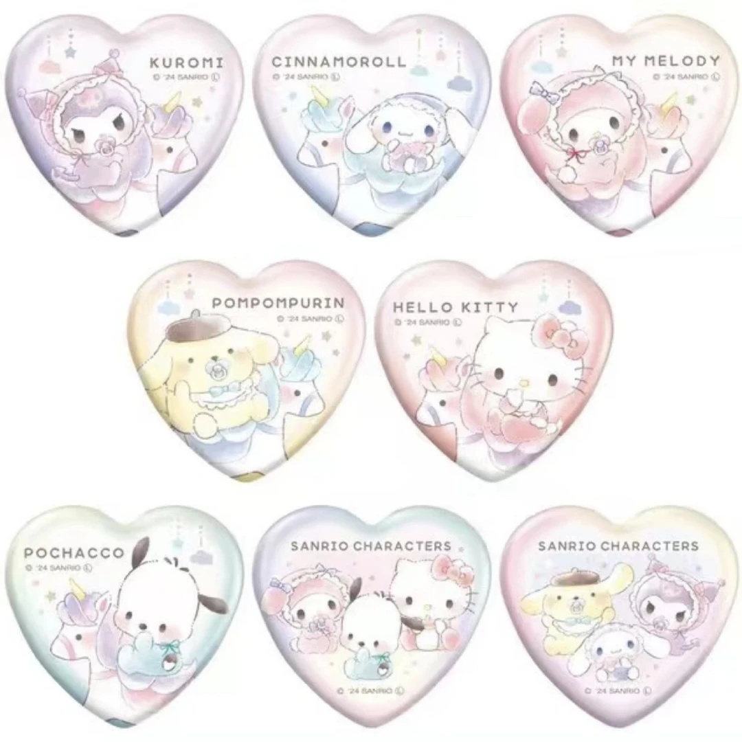 Sanrio 三丽鸥奶瓶宝宝心形吧唧 代拆