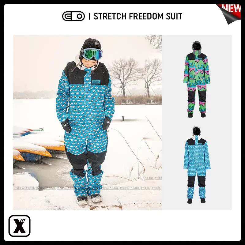 易毒[EXDO]W25 Airblaster/AB单板滑雪服连体男STRETCH FREEDOM