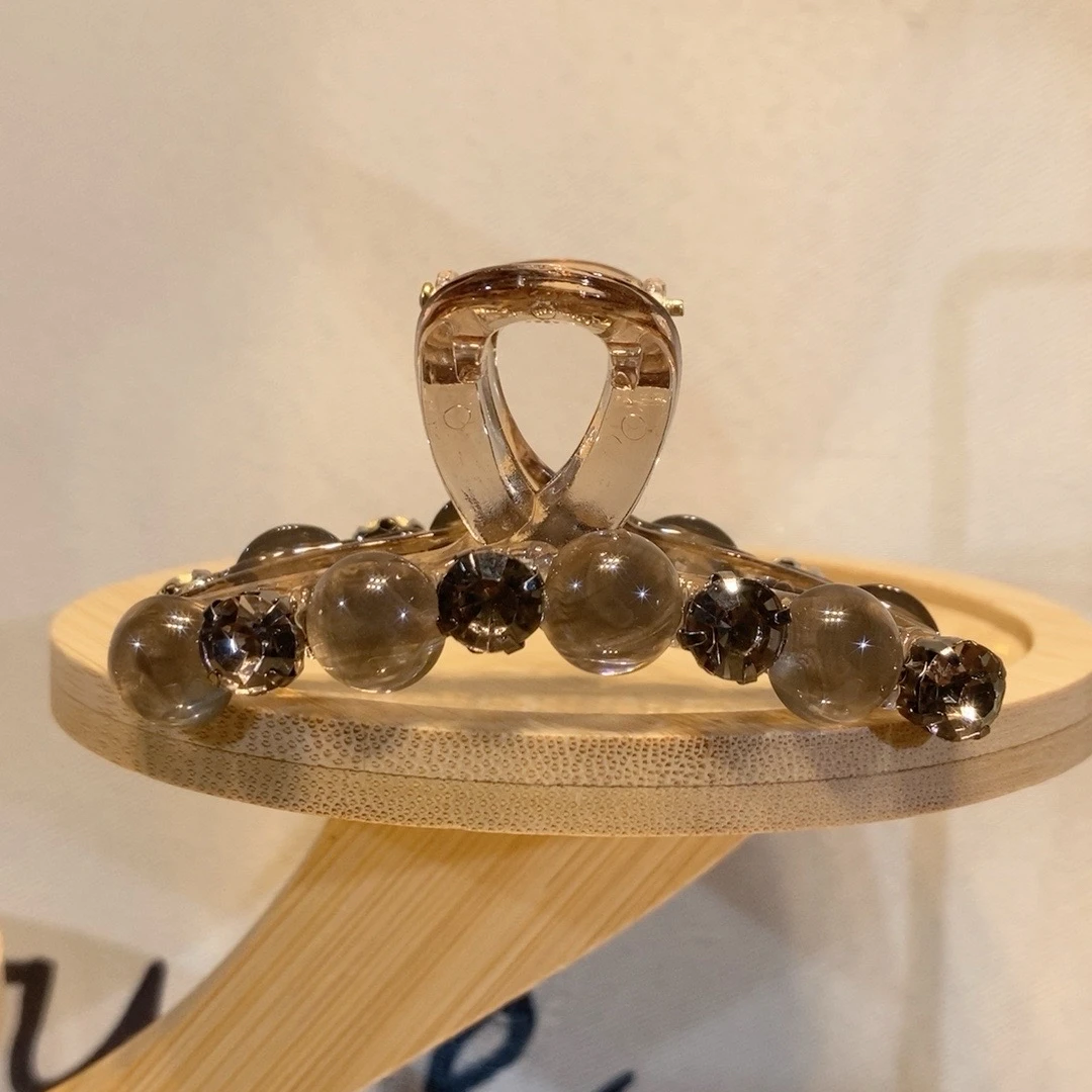 新款发饰2024韩版七公分气质轻奢时尚百搭复古简约优雅抓夹